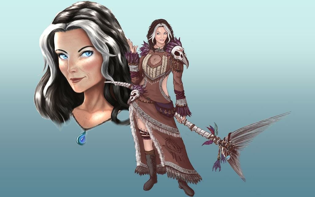Shadowrun Shaman Malila Concept by Hoang Dai Tri