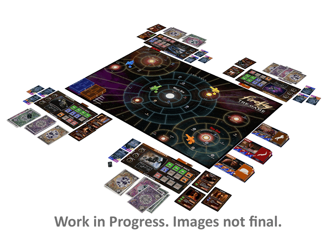 Firefly Boardgame inside