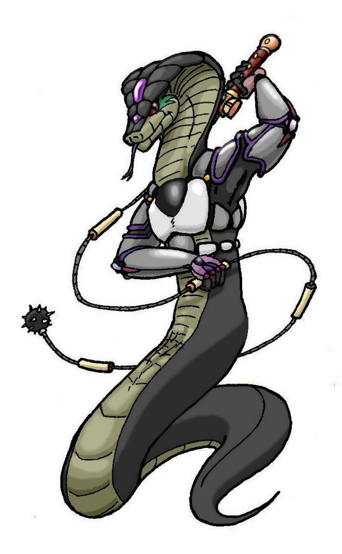 Snake_warrior____with_colors_by_Chibibass