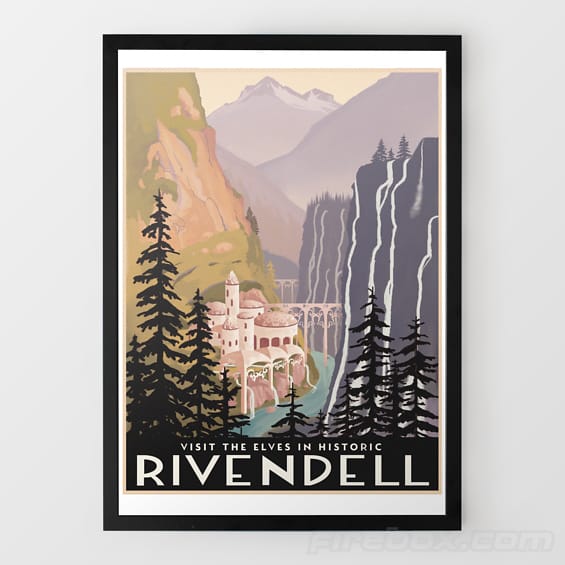 Historic Rivendell Travel Print