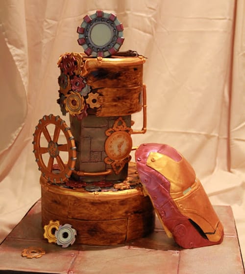 Iron Man cake 1