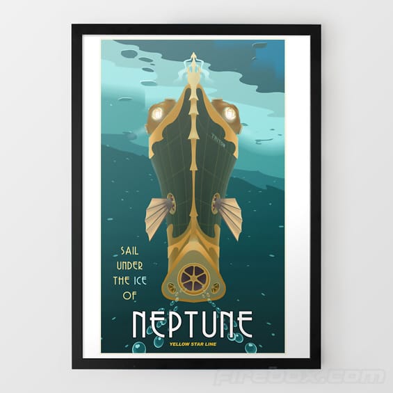 Neptune Travel Print