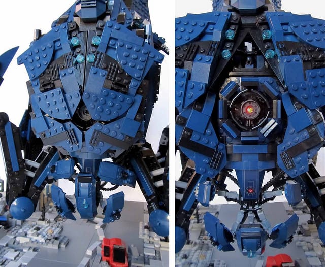 Mass Effect Reaper reborn in LEGO