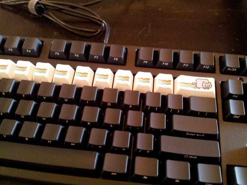 nyan cat keyboard