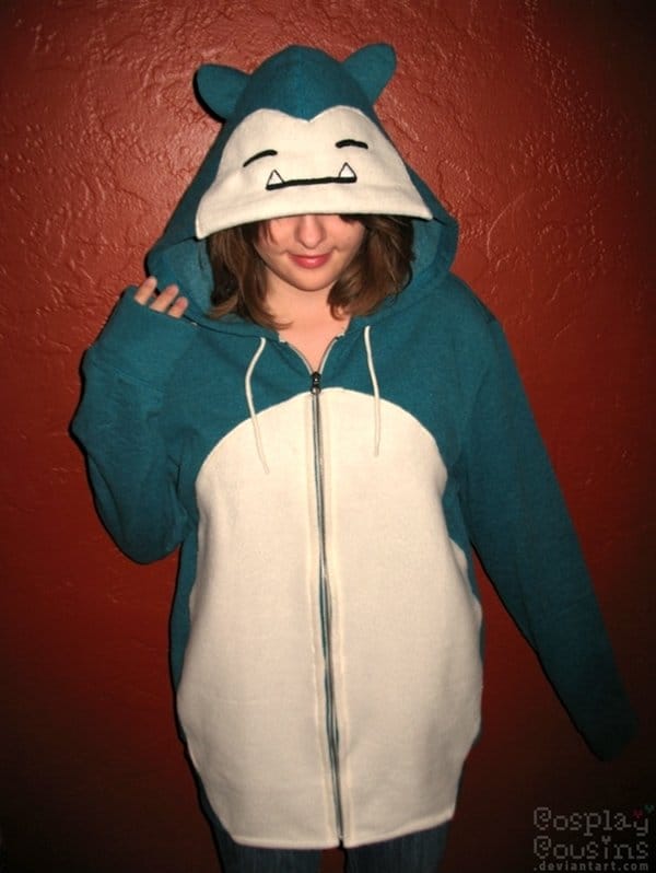 Stay snuggly warm with a Snorlax hoodie
