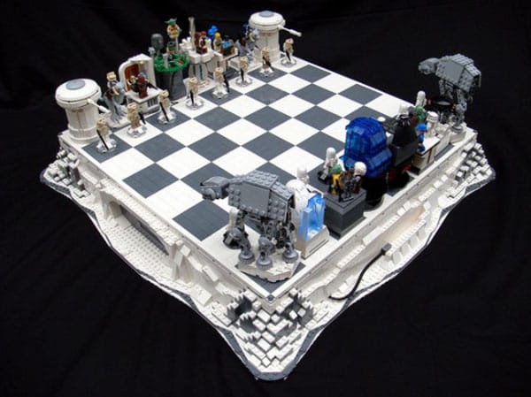 videnskabsmand fællesskab scrapbog Star Wars Lego Chess
