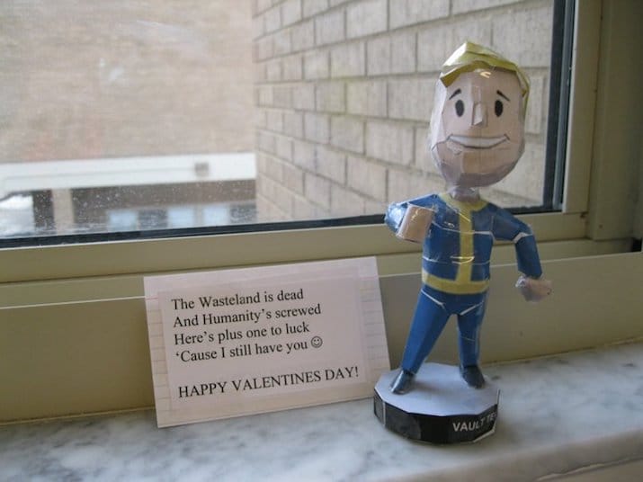 Fallout Valentine S Day Card Printable Foldable