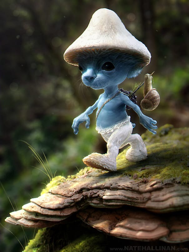 Real on sale smurfs found