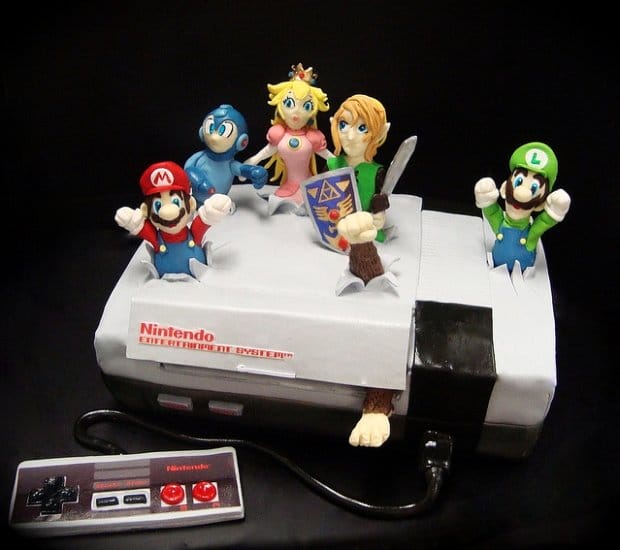 Tasty looking, awesome, NES Cake