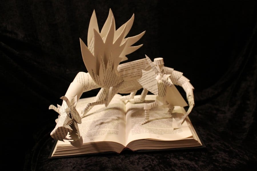 knight_and_dragon_ii_book_sculpture_by_wetcanvas-d5n8918