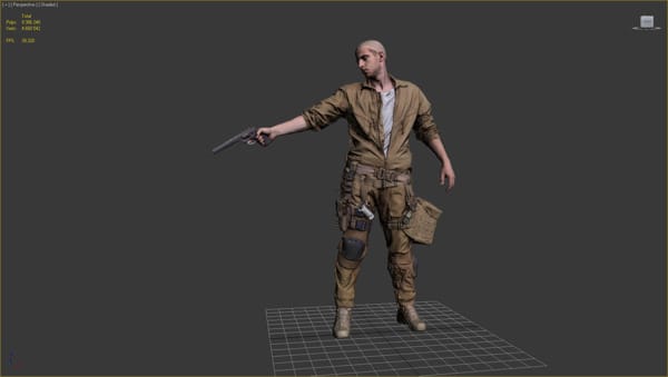 Cyberpunk 3D hair 10