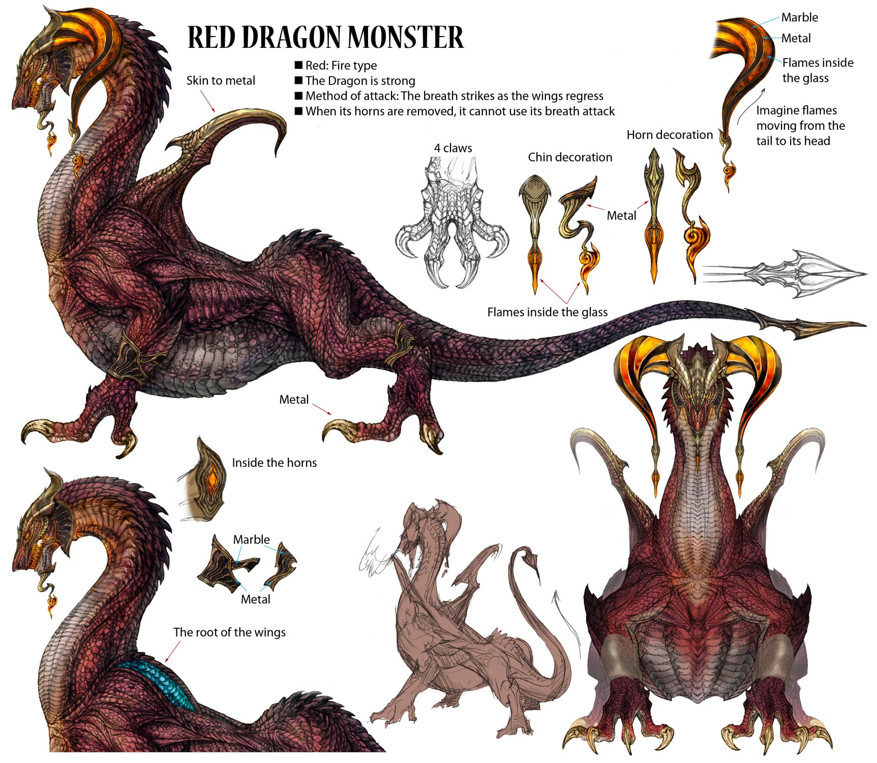 4300LRFFXIII_Red_Dragon_Monster