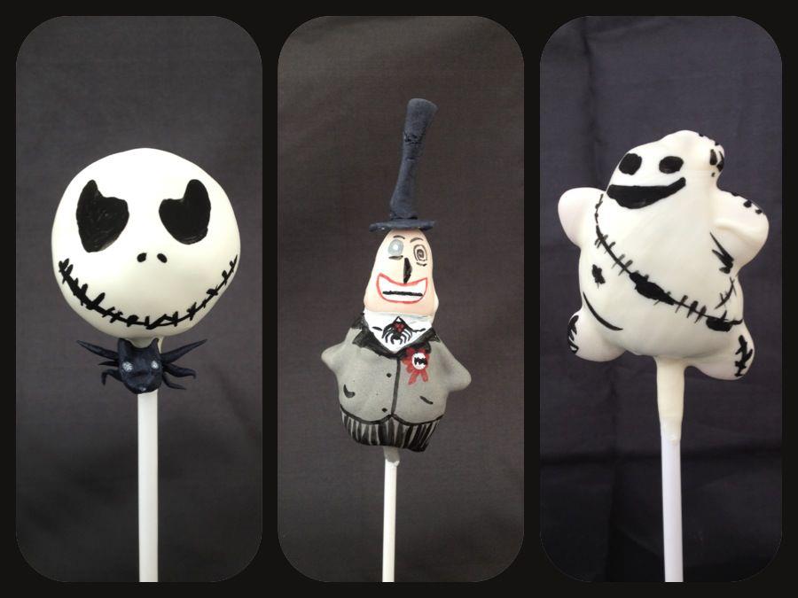 Nightmare Before Christmas cake pops