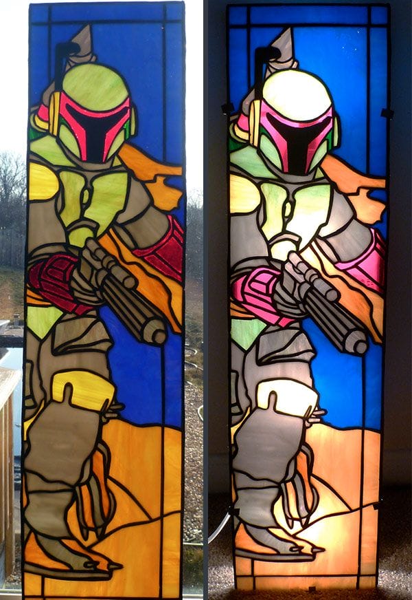 Bobba Fett glass