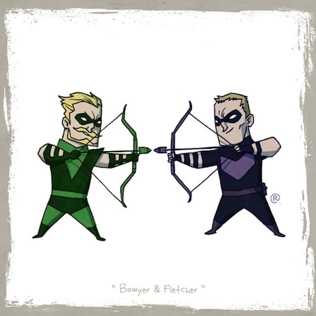 Green Arrow and Hawkeye