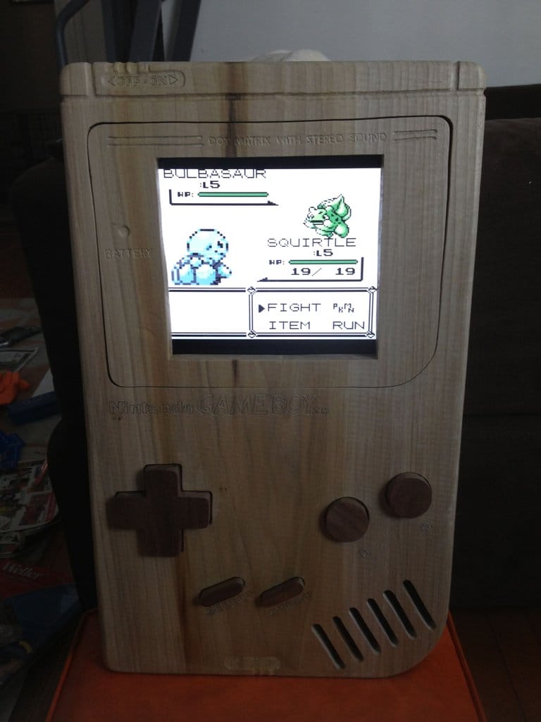 Wooden Gameboy 2