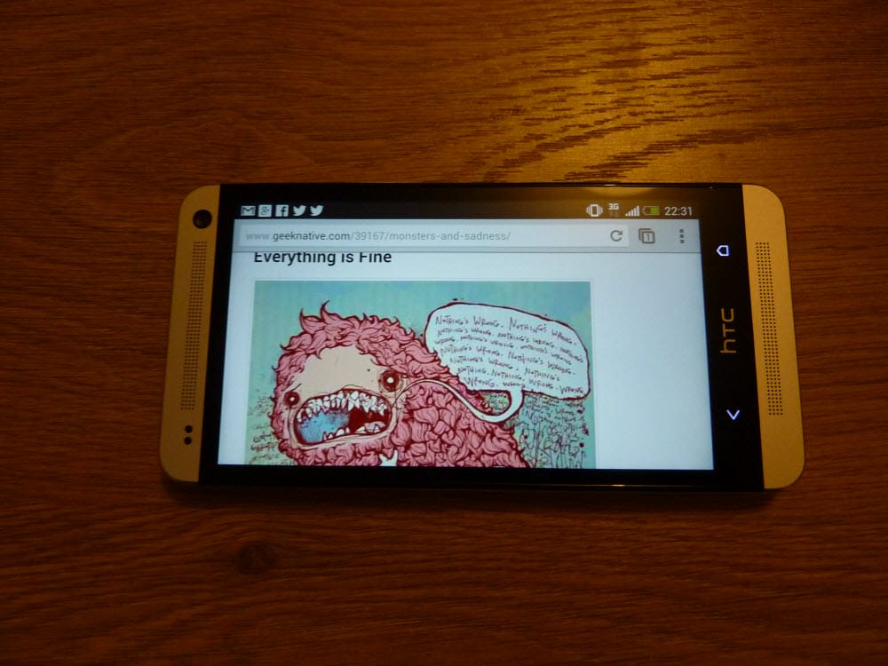 htc one is fine