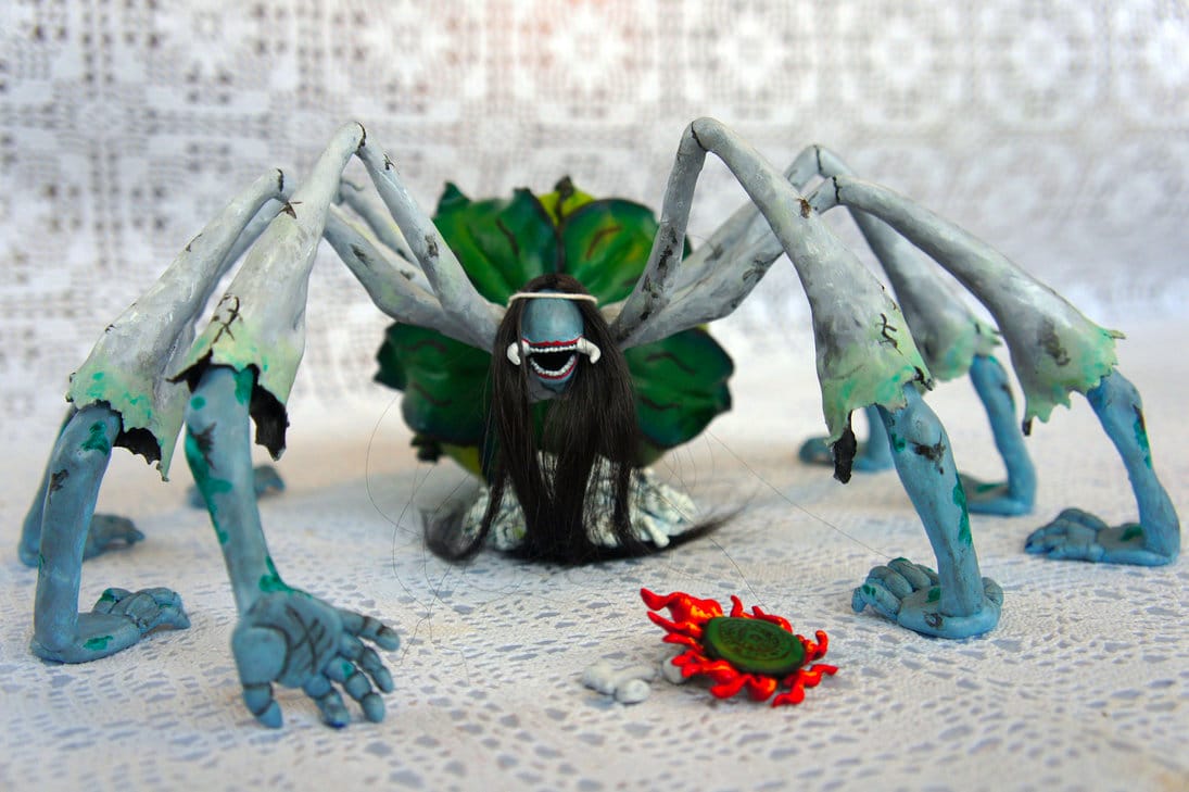 spider_queen___sculpture_by_escaron-d5z2z8v