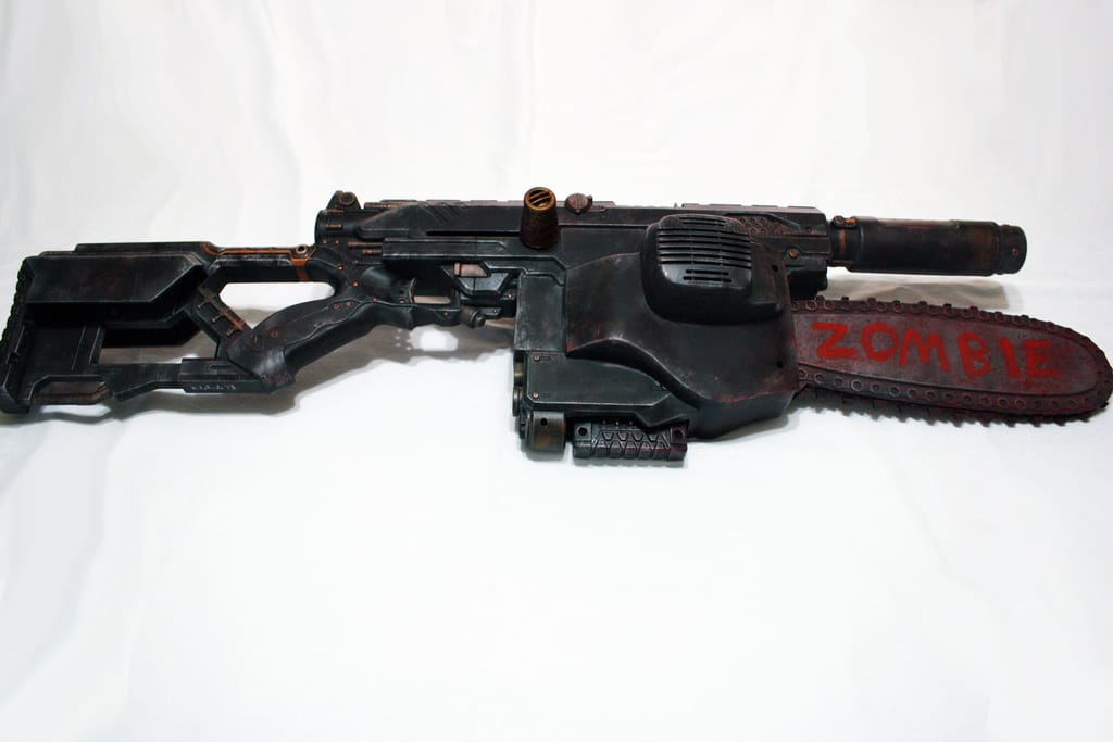 zombie chainsaw nerf gun