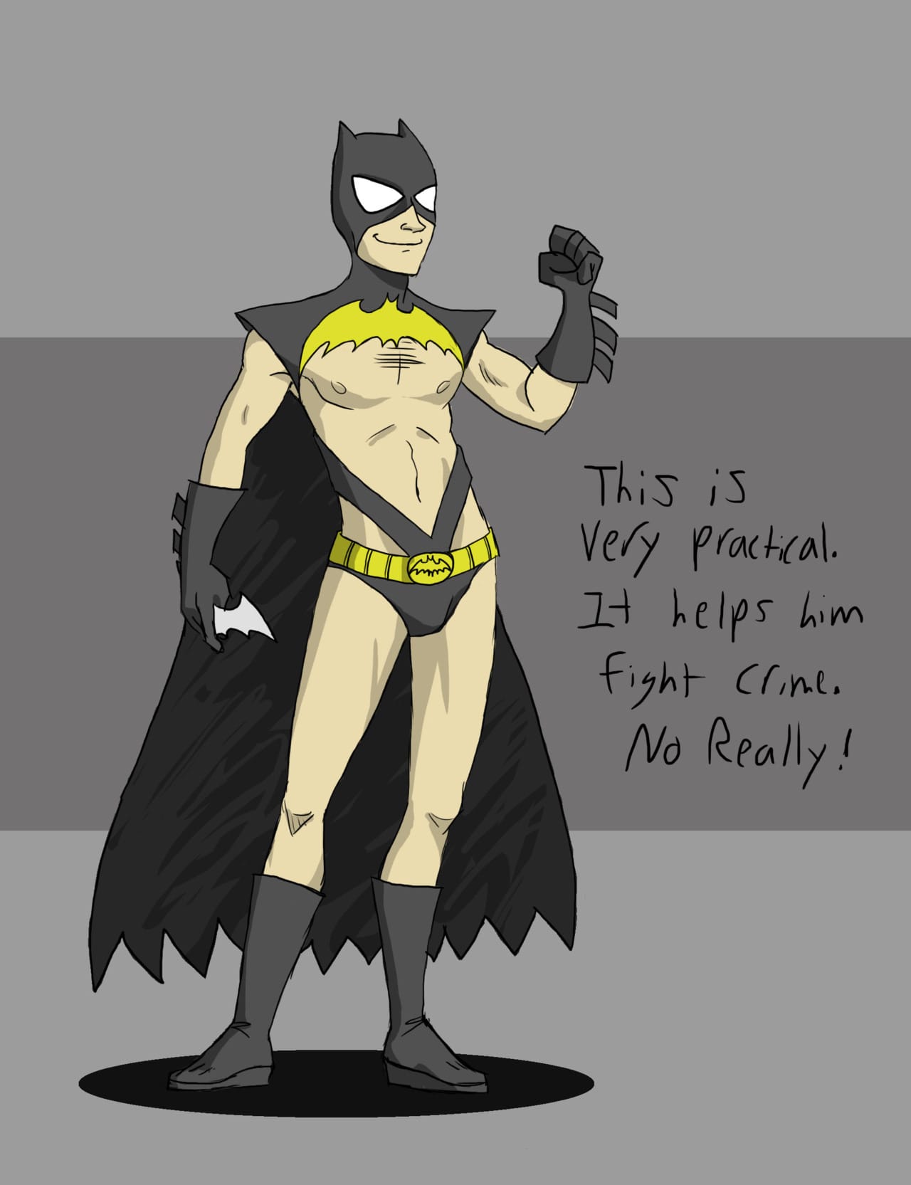 Batman drawn female style