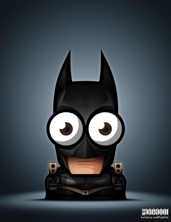 Big-Eyed-Superheroes-Ahmad-Kushha-Batman-Justice-League