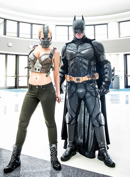 Superhero Week: Lady Bane and Batman cosplay