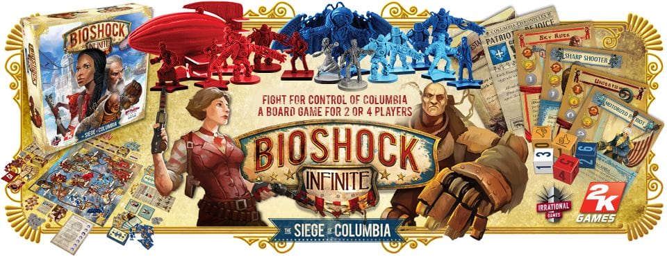 Bioshock Infinite The Siege of Columbia Board Game Plaid Hat Games 19001 for sale online 