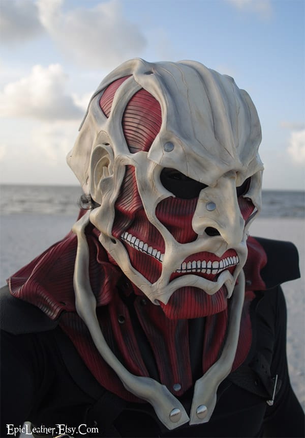 Attack on Titan Colossal Titan leather mask