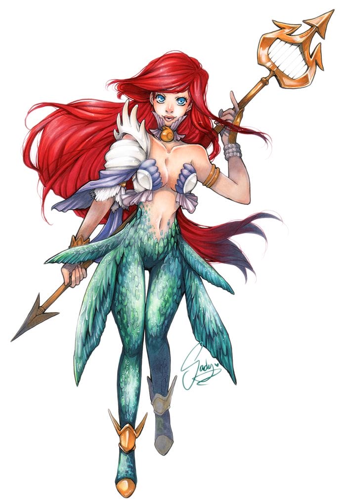 Little Mermaid Warrior Princess 1