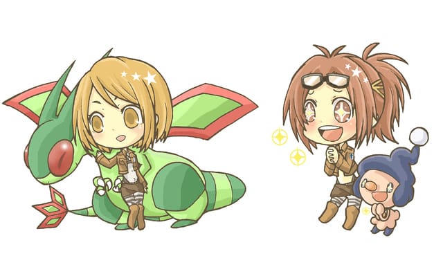 What if Attack on Titan had cute monsters? Pokemon mashup