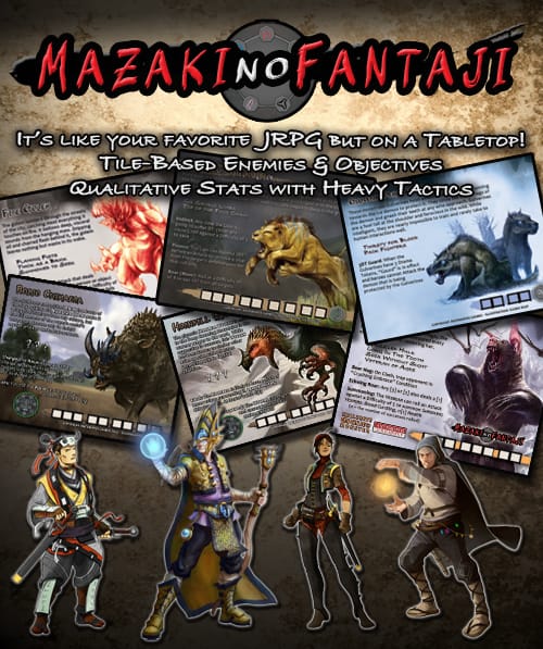 Check Out The Mazaki No Fantaji Role Playing Game