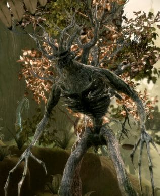 menacing tree man