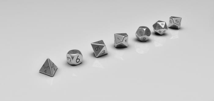 metal dice