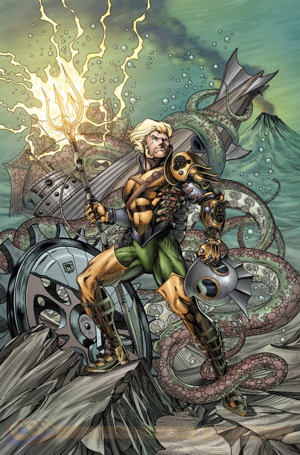 Aquaman #28 variant by Richard Horle