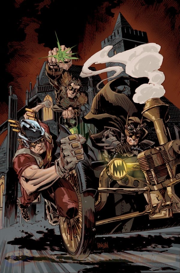 Justice League #28 variant by Dan Panosian