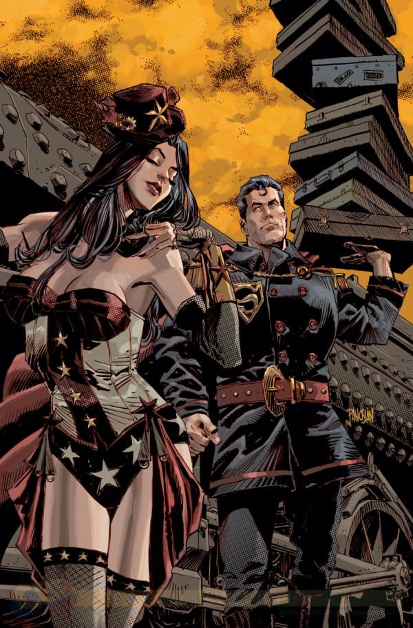 Superman/Wonder Woman #5 variant by Dan Panosian Read more at http://www.geeksaresexy.net/2014/01/11/dcs-new-52-to-go-steampunk-in-february-gallery/#2edM5FsfBq2B8jsu.99