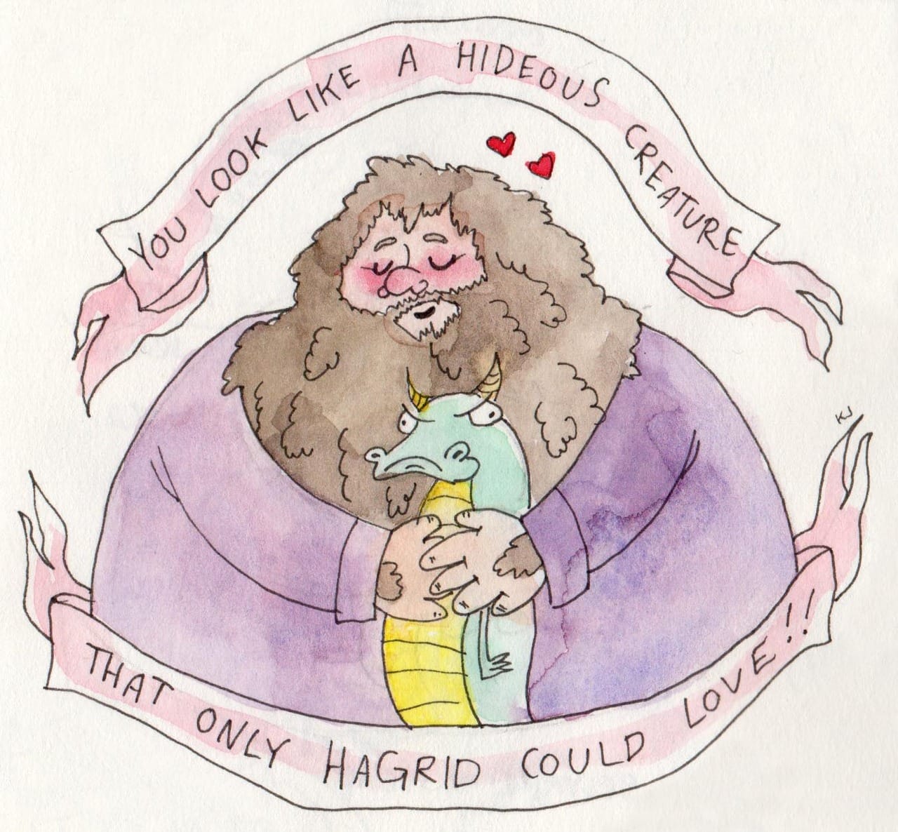 Harry Potter Valentine's Day cards