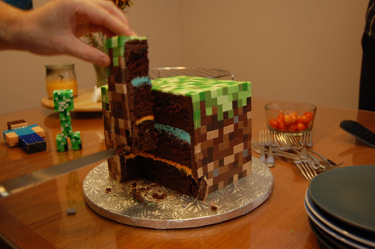 Minecraft Cake 2-2