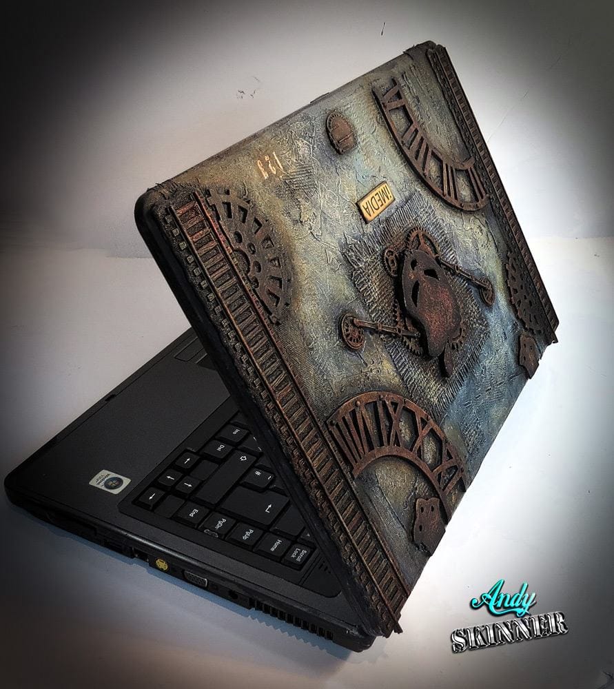 Steampunk Laptop cover 1