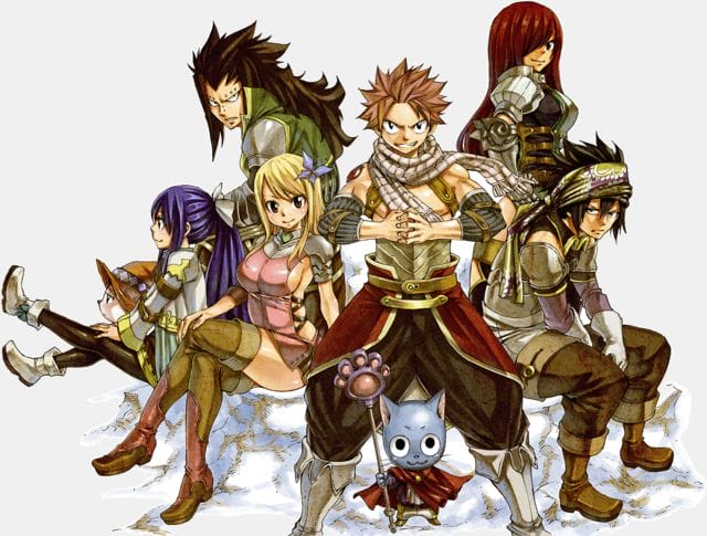 Fairy Tail Characters Anime Poster in 2023