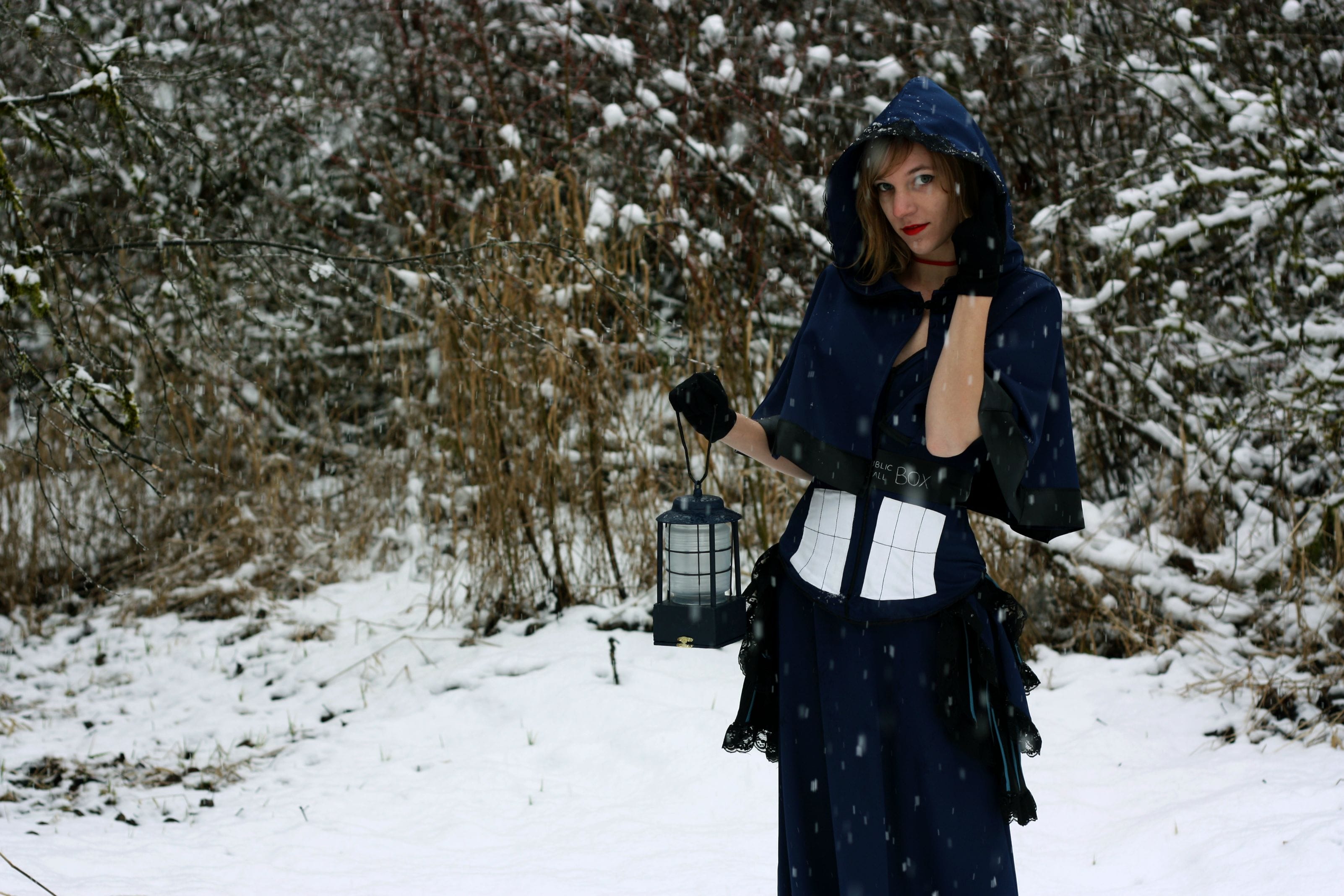 Winter TARDIS cosplay 4