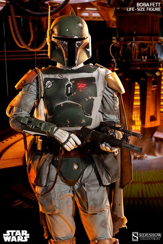 Lifesize Boba Fett treat for Star Wars Day