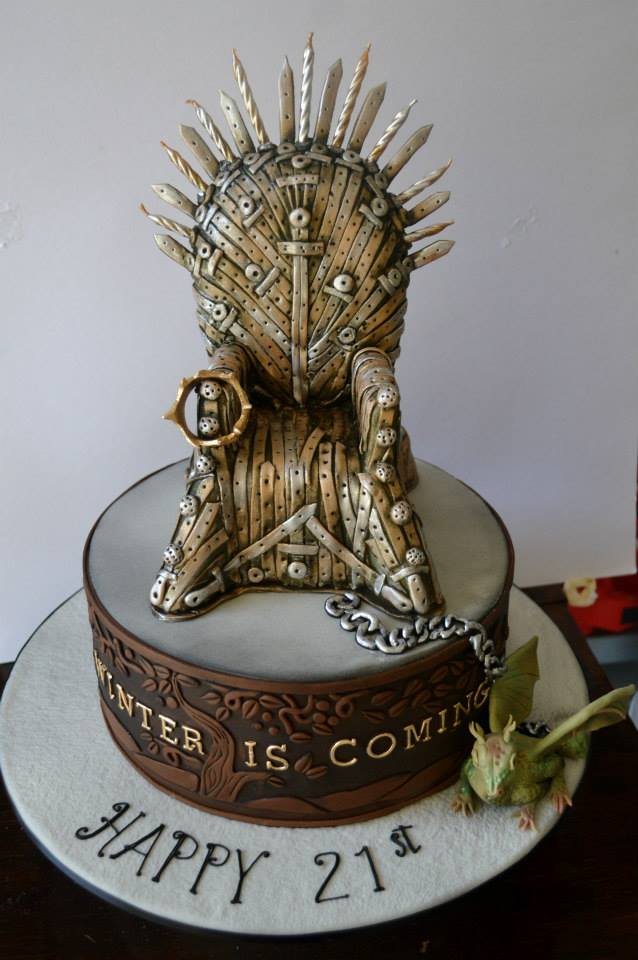 iron throne cake