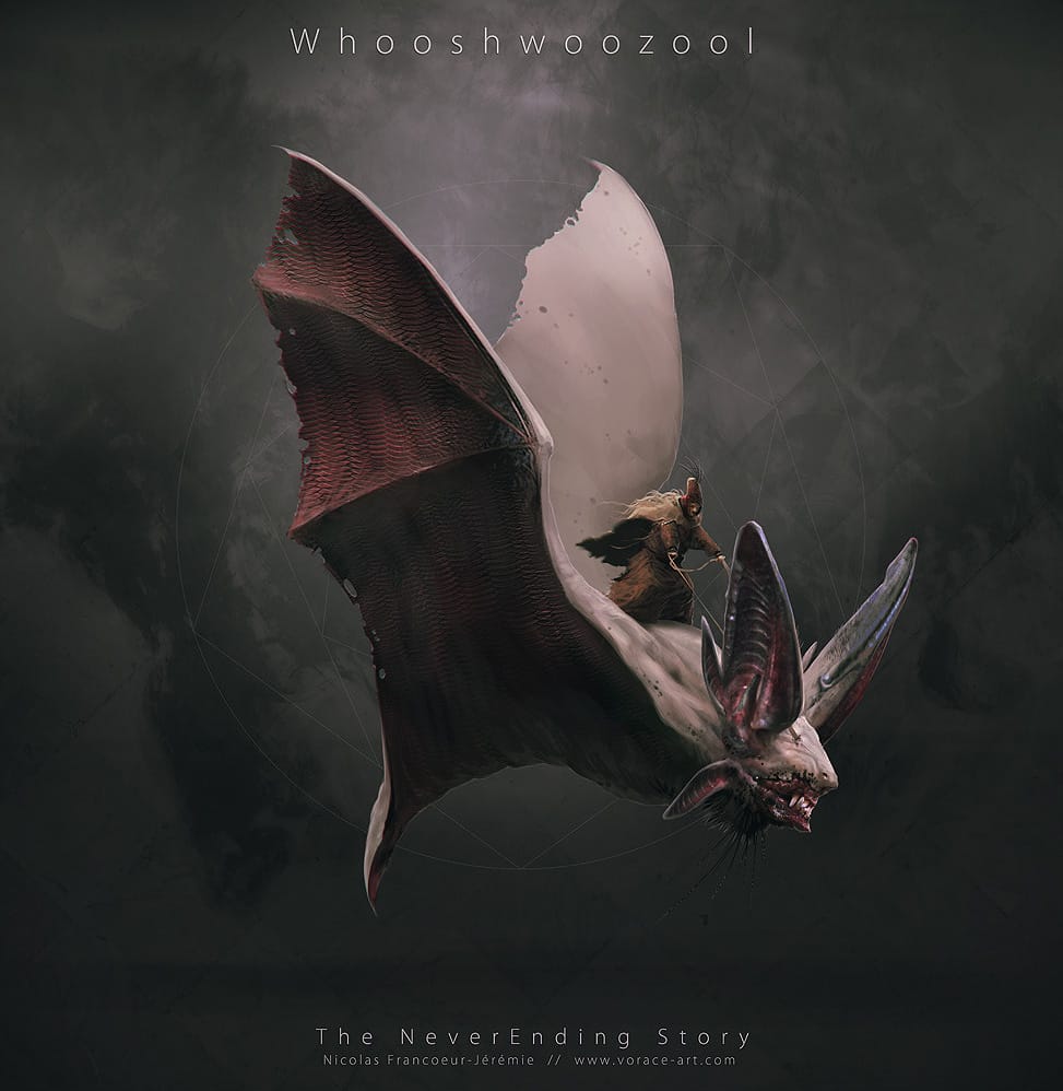 Dark Concept Art For A Neverending Story Redesign
