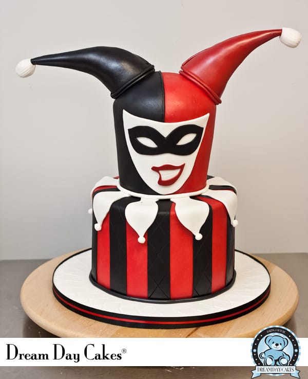 Superhero Week: Harley Quinn birthday cake