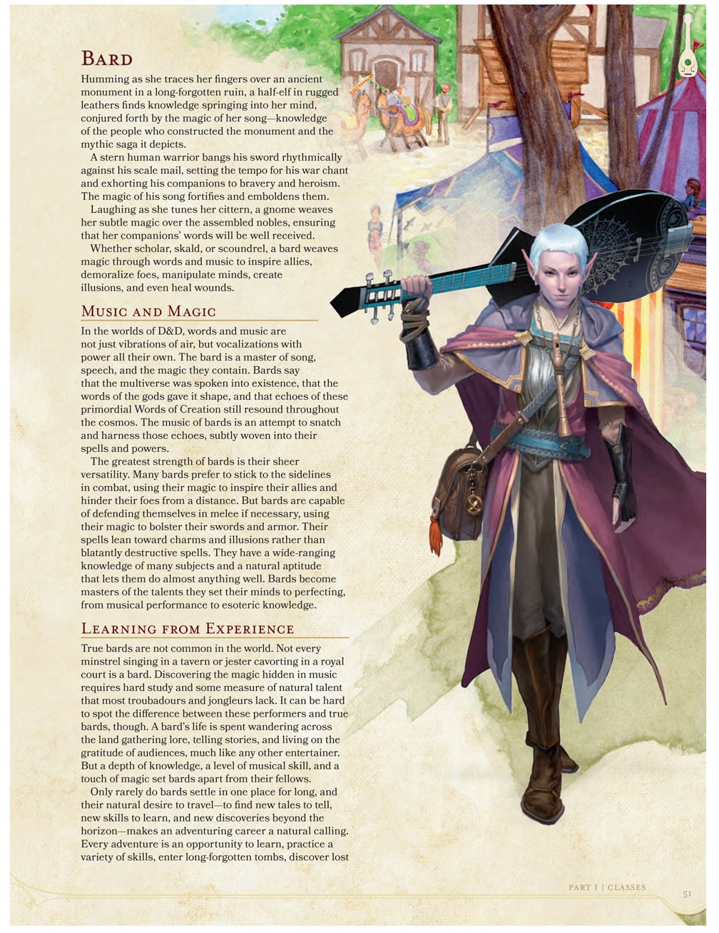 D&D 5e: Bard class