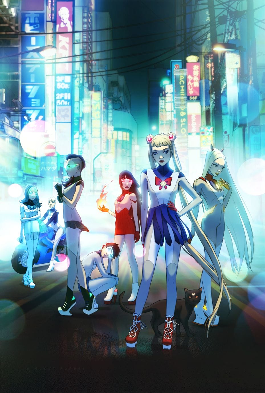 Cyberpunk Sailor Moon