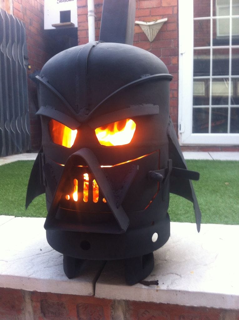Darth Vader log burner 1