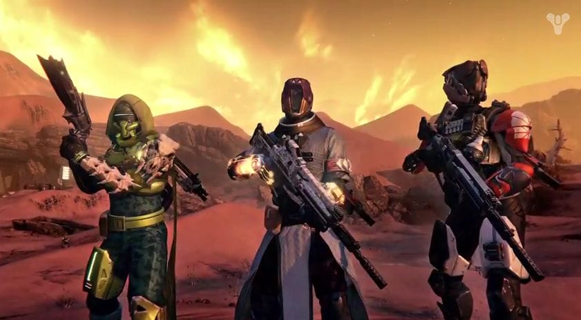 Bungie show off Destiny gameplay on Mars