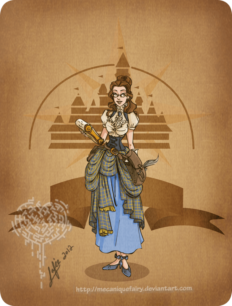 disney_steampunk__belle_by_mecaniquefairy-d5bxs28